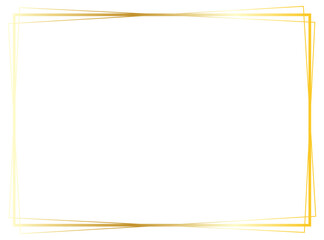 gold frame square