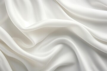 Obraz premium White silk fabric background