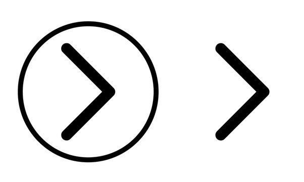 Forward Icon Vector Illustration. Flat Forward Icon Sign