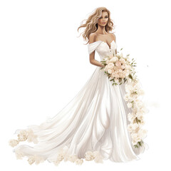 Fototapeta premium Bride and Groom Wedding