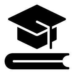 education glyph icon