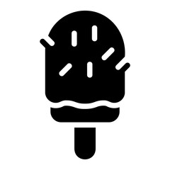 popsicle glyph icon