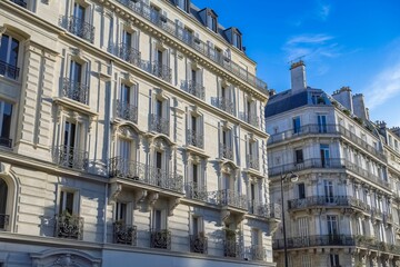 Paris, a beautiful building - obrazy, fototapety, plakaty