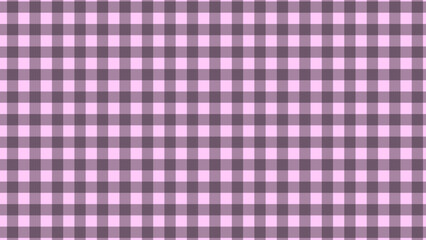Pink and black plaid fabric texture as a background