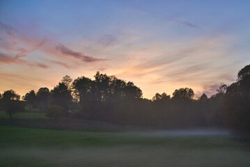 Sunset in Kuks, Czech Republic 