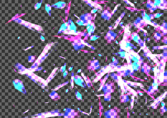 Blur Flare Background Transparent Vector. Element Splash Card. Blue Feeling Wallpaper. Pink Explosion. Glare Year Template.