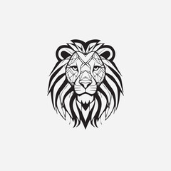 vector illustration lion logo 