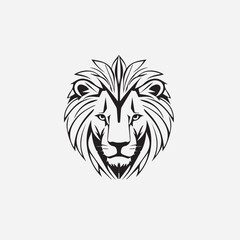 vector illustration lion logo 