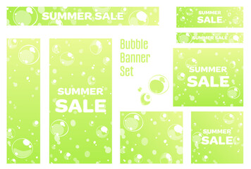 バナーセット_泡_緑
