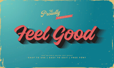 vintage retro embossed 3d realistic editable text effect alphabet font typography typeface