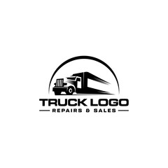 Truck Car Logo Sign Design