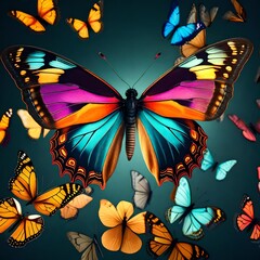 Colorful butterfly 