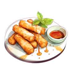 Mozzarella Cheese Sticks - Delicious Fried Snack Isolated on Transparent Background