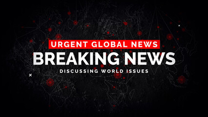 Breaking News Template contains 11 placeholders and 25 editable text layers. Available in 4K resolution.