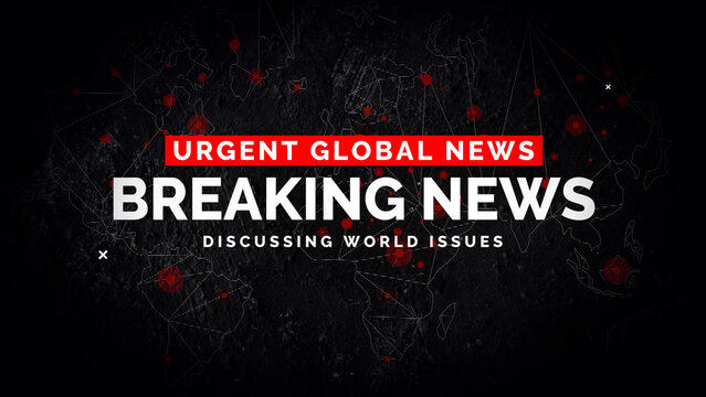 Breaking News Template contains 11 placeholders and 25 editable text layers. Available in 4K resolution.