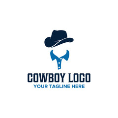 Cowboy Logo Sign Design
