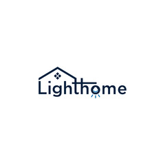 Light Home Realestate Logo Sign Design