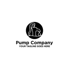Pump Plumbing Logo Sign Design