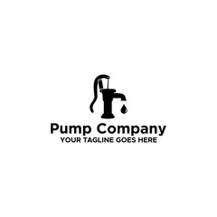 Pump Plumbing Logo Sign Design