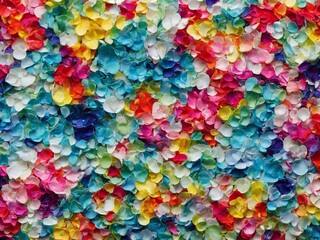 Petal wallpaper of various colors, colorful