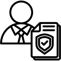 Insurance Agent Icon