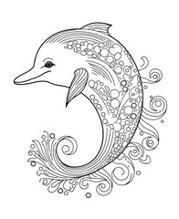 design dolphin illustration