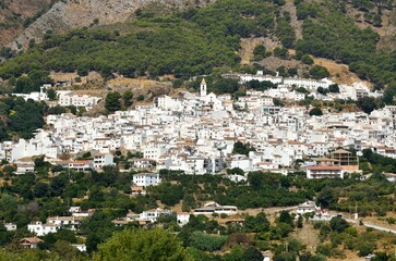 Fototapeta na wymiar Vista de Casarabonela, provincia de Málaga