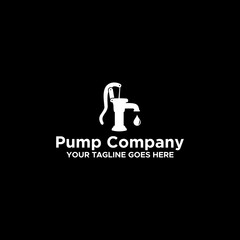 Pump Plumbing Logo Sign Design