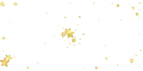Magic stars vector overlay.  Gold stars scattered