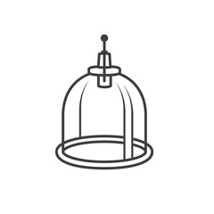 illustration of cupping therapy, vector art.