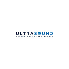 Fototapeta na wymiar Ultra Sound Logo Sign Design