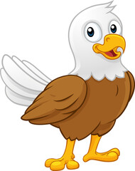 Bald Eagle Bird Cute Cartoon Wildlife Mascot