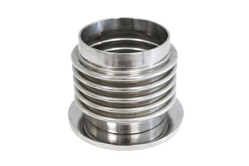 Steel bellows compensator for heating lines isolated