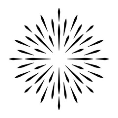 Fototapeta premium Firework icon