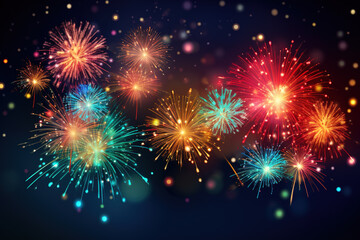 Obraz premium Firework for party and celebration