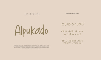 Handwritten Script font. Hand drawn brush style modern calligraphy cursive typeface. Hand Lettering and Custom Typography alphabet for Designs: Logo, Greeting Cards, Poster. Vector Brush type set.
