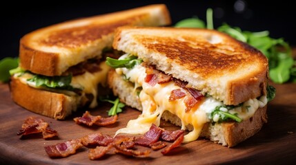 bacon lettuce and tomato sandwich 