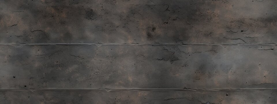Seamless steel floor plate background texture. Tileable industrial rusted scratched metal grate or grille bulkhead panel pattern. silver grey rough metallic iron