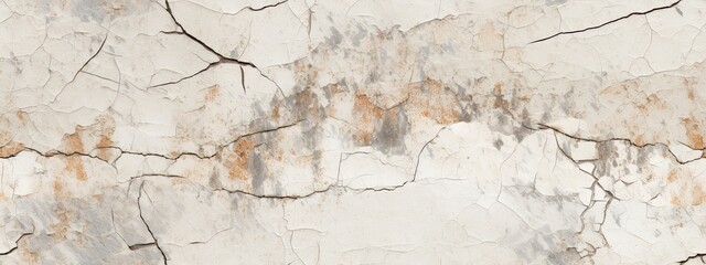 Seamless cracked peeling paint background texture. Tileable grunge crackle and cracks pattern overlay. Weathered and worn concept wallpaper or backdrop