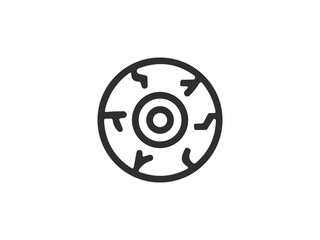 halloween icon on white background