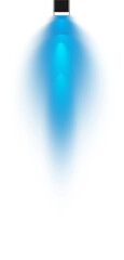 Bright blue Spotlight. Scene. Light Effects. Glow light effect. Glowing lamp. PNG.