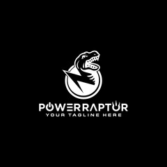 Raptor Logo Sign Design .