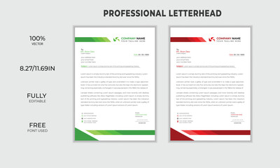 letterhead flyer business corporate newest trendy professional unique letterhead design with logo