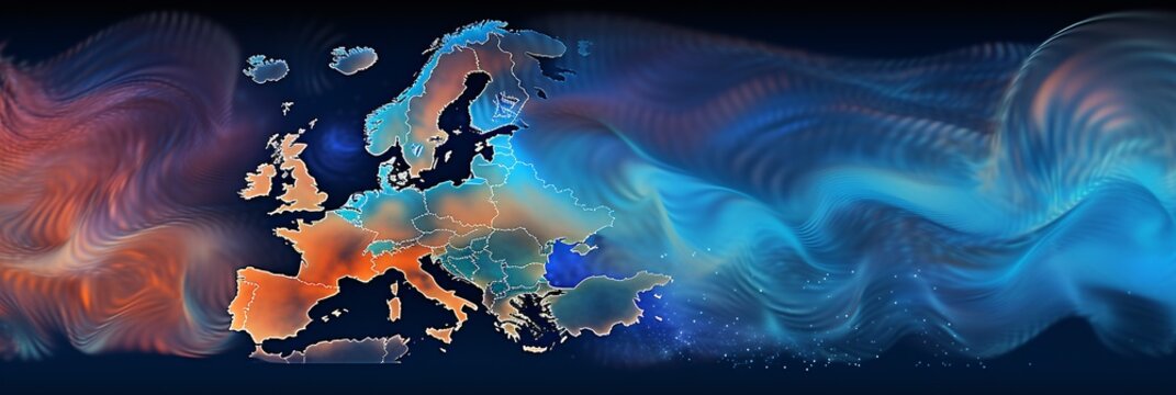 Nightfall Over Europe  Analyzing Weather with Isobar Maps and Meteorological Data