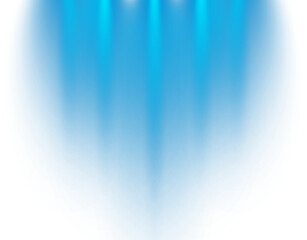 Bright blue Spotlight. Scene. Light Effects. Glow light effect. Glowing lamp. PNG.