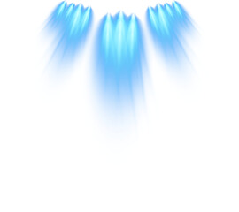 Bright blue Spotlight. Scene. Light Effects. Glow light effect. Glowing lamp. PNG.