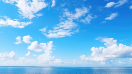 Naklejka na ściany i meble Gorgeous Backdrop Of A Clear Blue Sky