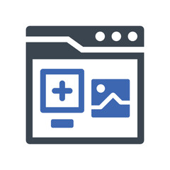 Add image interface icon