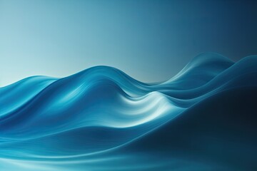 Fototapeta premium abstract window 11 blue wave background