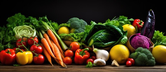 Market offers fresh healthy and organic produce With copyspace for text